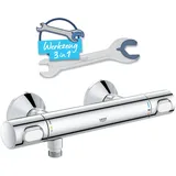 Grohe Precision Flow Thermostat-Brausearmatur chrom 34840000