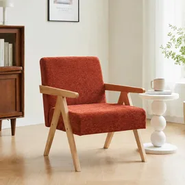 Möbel Kraft Sessel Satarem 64 x 80 x 60 cm Rot