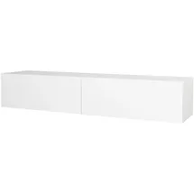 [en.casa] Toivakka Fernsehschrank Lowboard 135x31x25cm Weiß Holz, Spanplatte