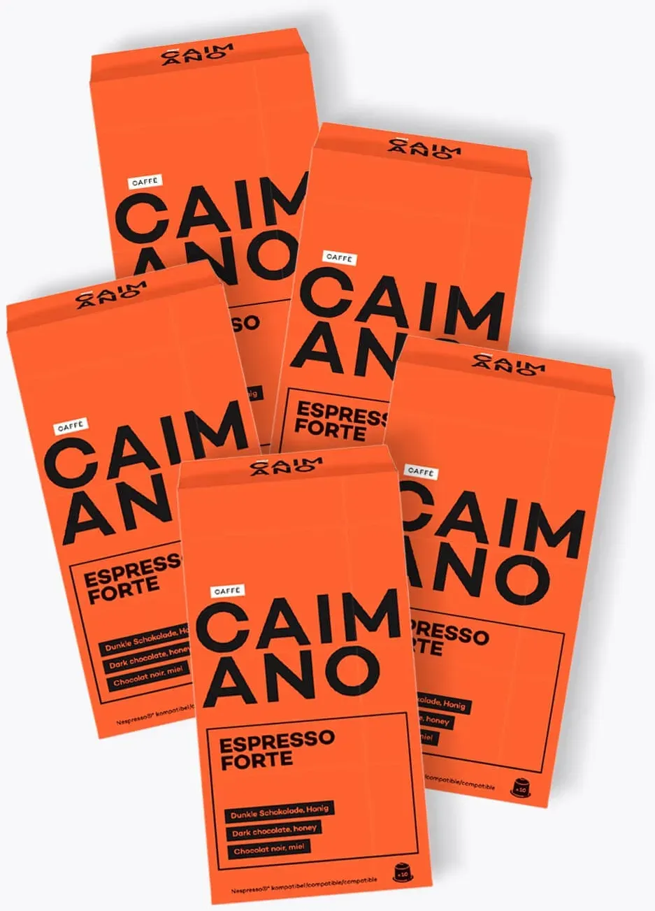Caffè Caimano Espresso Forte 50 Kapseln Nespresso® kompatibel
