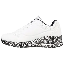 SKECHERS Uno - Loving Love white/black 35