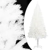 vidaXL Künstlicher Weihnachtsbaum Weiß 210 cm