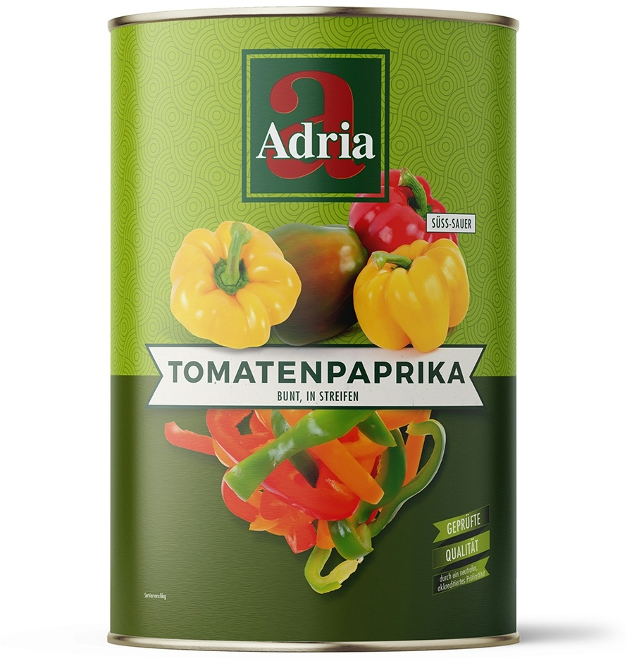 Adria Tomatenpaprika in Streifen Bunt (4,25 l)