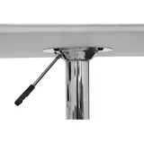 AMSTYLE Stehtisch weiß 63,0 x 63,0 x 83,0 - 104,0 cm