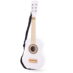 New Classic Toys® Spiel-Gitarre Gitarre Spielzeuggitarre aus Holz weiß Bearlink Trading