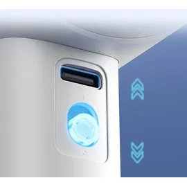 JISULIFE Pro1 3600 mAh FA53 (ABS) Mini-Gebläse, tragbarer USB-Ventilator - Weiß