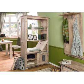 Massivmoebel24 Raumteiler 100 x 45 x 175 cm Beige