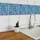 wall-art K&L Wall Art Fliesenaufkleber »Aquarell-Mosaik«, selbstklebend