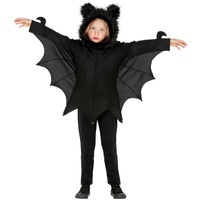 Widmann S.r.l. Hexen-Kostüm Fledermaus Kinderkostüm - Vampir Tier Verkleidung schwarz 128