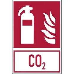 Dreifke® | Schild Brandschutzzeichen, Kombischild Feuerlöscher - 200x300x0.6 mm Aluminium glatt, langnachleuchtend