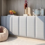 NEPHRA 3D Wall Panels Wandkissen Zum Aufhängen, Wandpaneele Selbstklebend Gepolstert, Wandpolster Selbstklebend für Kinderzimmer Kopfteil Bett 120 150 160 180 200cm (Farbe : D, Größe : 120cm)