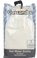 Cassandra Bouillotte Housse Polaire Blanche 1,8L 1 pc(s)