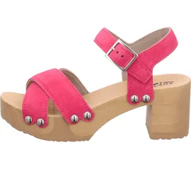 SOFTCLOX Plateau Sandaletten für Damen, rot, Größe 41 EU