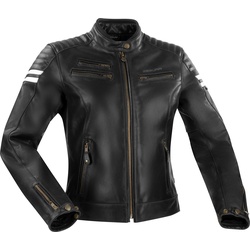 Segura Funky, Lederjacke Damen - Schwarz/Weiß - T5