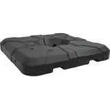 vidaXL Schirmständer Kunststoff 110 kg Schwarz