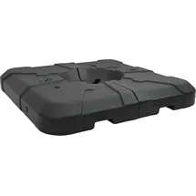 vidaXL Schirmständer Kunststoff 110 kg Schwarz