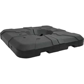 vidaXL Schirmständer Kunststoff 110 kg Schwarz