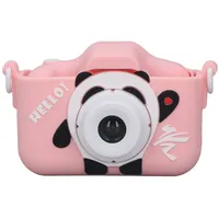 VGEBY Kinder Cartoon Kamera, HD 20MP Autofokus 2,0 Zoll Display Kinderkamera für Jungen Mädchen, Tragbare Kamera Spielzeug Rosa Elektronisches Spielzeug