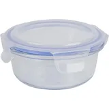 Testrut Frischhaltedose aus Glas, klar/blau, ca. 400 ml