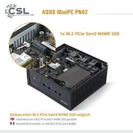 Asus Mini-PC »Mini-PC ASUS PN42 Intel N200 Windows 11 Schwarz