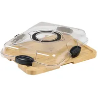 KESPER Serviertablett Holz 1-tlg. 36 x 28 x 7 cm Beige/Braun