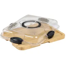 KESPER Serviertablett Holz 1-tlg. 36 x 28 x 7 cm Beige/Braun