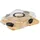 KESPER Serviertablett Holz 1-tlg. 36 x 28 x 7 cm Beige/Braun
