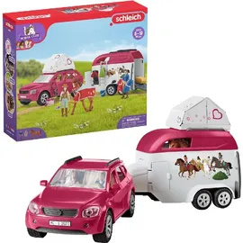 Schleich Horse Club Abenteuer mit Auto und Pferdeanhänger 42535