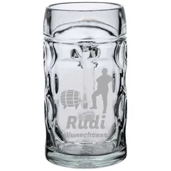 Bierkrug ISAR 0,5 l mit Eichung - Bierfass