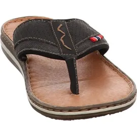 Rieker Herren 21084 Zehentrenner, Schwarz 40