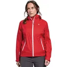 Schöffel Softshelljacke Begoro 3-Lagen (Hardshell, winddicht, wasserdicht) rot Damen