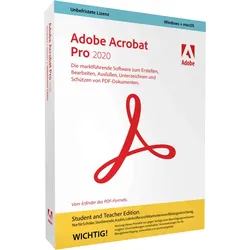 Adobe Acrobat Pro 2020 Student and Teacher Edition (WIN/MAC)