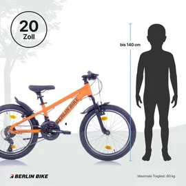 Berlin Bike Kinderfahrrad 20 Zoll orange