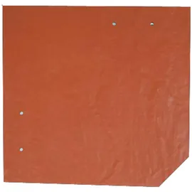 SKANHOLZ Walmdach Carport aus Nadelholz 3,96 x 7,41 m rote Blende