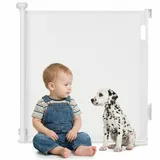 lionelo Treppenschutzgitter Thea 140 cm Weiß