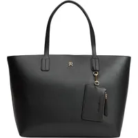 Tommy Hilfiger TH Icon Shopper Polyurethan Black