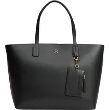 Tommy Hilfiger TH Icon Shopper Polyurethan Black