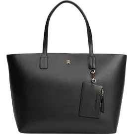 Tommy Hilfiger TH Icon Shopper Polyurethan Black