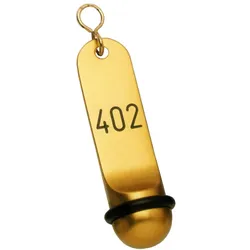 Contacto Hotel-Schlüsselanhänger klassik, gold
