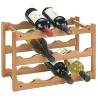 Wenko Weinregal 42 x 28 x 21 cm Braun
