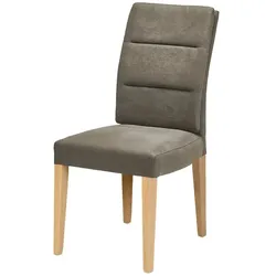 Woodford Esszimmerstuhl mit Steppung im Rücken Badu , beige , Maße (cm): B: 51 H: 98 T: 65.0