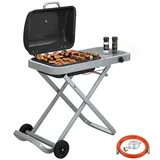 Outsunny Tragbarer Gasgrill 1-Brenner schwarz