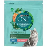 PURINA One Dual Natural Adult Salmon - Soft Food For Cat 400 G