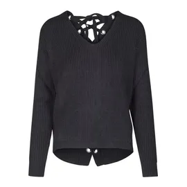 URBAN CLASSICS Back Lace Up Sweatshirt Black XS