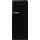 Smeg FAB28RBL6 Retro-Kühlschrank (270 l, 1530 mm hoch, Schwarz)