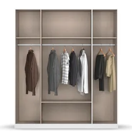 Rauch Drehtürenschrank Bari 180 x 210 x 54 cm Weiß