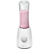 Clatronic Smoothie Maker für Smoothies & Shakes | Mixbehälter als Trinkbecher zu verwenden | Shaker auch für Suppen oder Saucen | Mixer zum Pür...