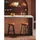 MID.YOU Barhocker 2er-Set 49,5 x 63 cm Braun