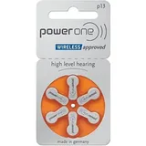 6 Stück Batterie PowerOne Typ p 13 Hörgerätebatterien (für Hörgerät: GN Resound)