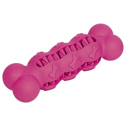 Nobby Spielknochen Hundespielzeug Vollgummi Knochen pink
